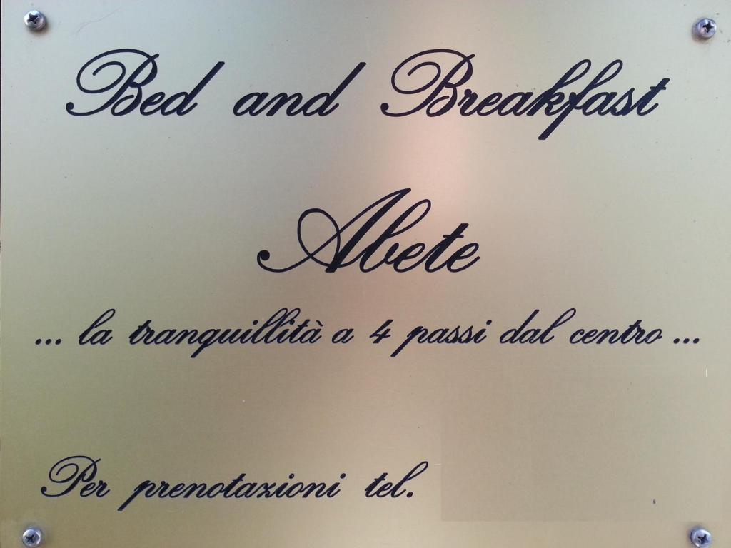 Abete Bed and Breakfast Werona Zewnętrze zdjęcie